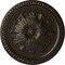Ekena Millwork Richmond Ceiling Medallion (Fits Canopies up to 2 5/8"), Hand-Painted Stone Hearth, 18"OD x 1 3/8"P CM18RISHF - alternate 1